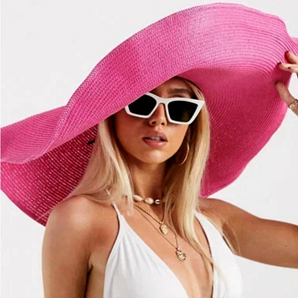 Classy Classic Big Wide Brim Floppy Hat Sophisticated Church Kentucky Derby  Tea - Picture 1 of 3